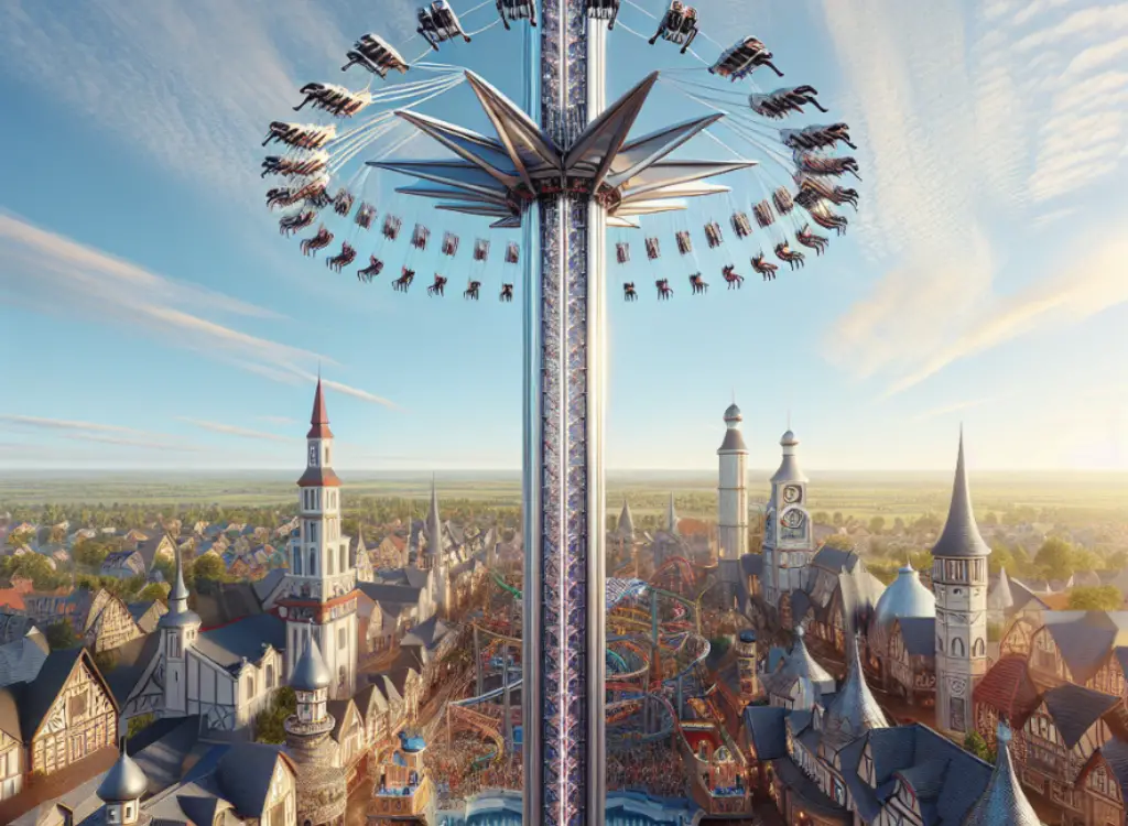 Der ultimative Adrenalinkick: Freefall Tower Europapark